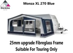 Dorema Monza XL 270 Seasonal Awning Blue 25mm Fibreglass Frame 6 Dorema Monza XL 270 Seasonal Awning Blue 25mm Fibreglass Frame -Camping Online 55414
