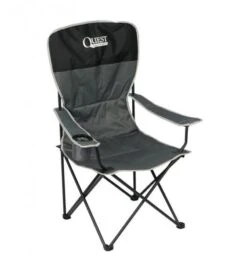 Quest Autograph Concert Pack Away Chair Camping Caravan Black F2050-BL -Camping Online 5547961