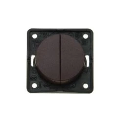 W4 Berker Twin Rocker Switch – Anthracite