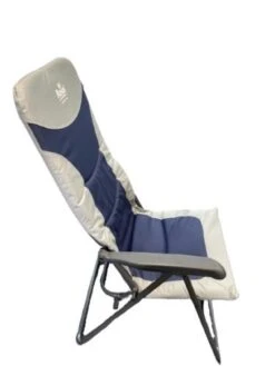 Royal Colonel Chair Blue High Back Camping Caravan BBQ Outdoors R704 -Camping Online 5994