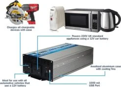 Streetwize 12v To 2000 Watt / 4000 Watt Inverter Power. 2000 Watt – SWINV2000 -Camping Online 5998