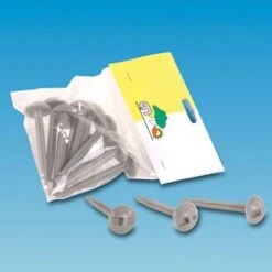 10 X Mushroom Groundsheet Plastic Domed Pegs 8.5cm Caravan Tent Awning Carpets