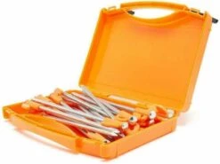 Blue Diamond Tent Awning Camping Heavy Duty Hard Ground ORANGE Pegs Pro- 20 Pack -Camping Online 6082743