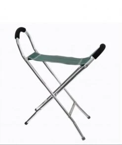 Leisurewize Lightweight Alloy Frame Travel Folding Walking Stick Stool Chair LW7 -Camping Online 6117092