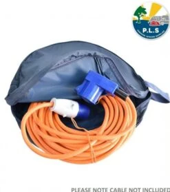 PLS 25 Mains Hook Up Lead Cable Reel Carry Waterproof Storage Bag 10 PLS 25 Mains Hook Up Lead Cable Reel Carry Waterproof Storage Bag -Camping Online 6134