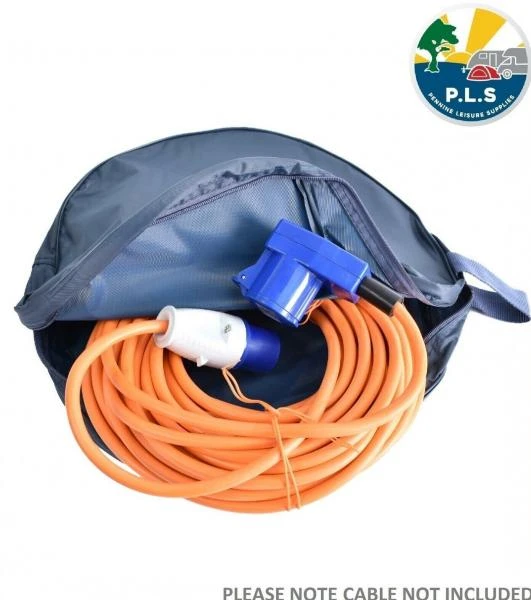 PLS 25 Mains Hook Up Lead Cable Reel Carry Waterproof Storage Bag 5 PLS 25 Mains Hook Up Lead Cable Reel Carry Waterproof Storage Bag - Image 5