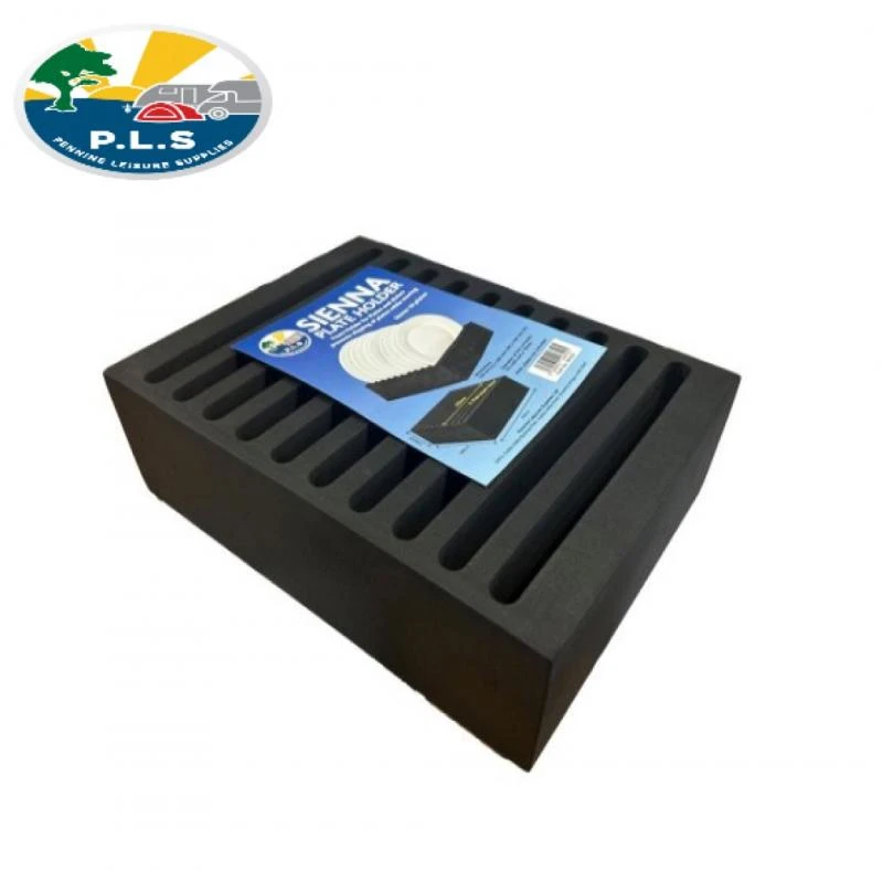 PLS Caravan Universal Sienna Foam Plate Rack Holder Motorhome VW Campervan MI305 1 PLS Caravan Universal Sienna Foam Plate Rack Holder Motorhome VW Campervan MI305