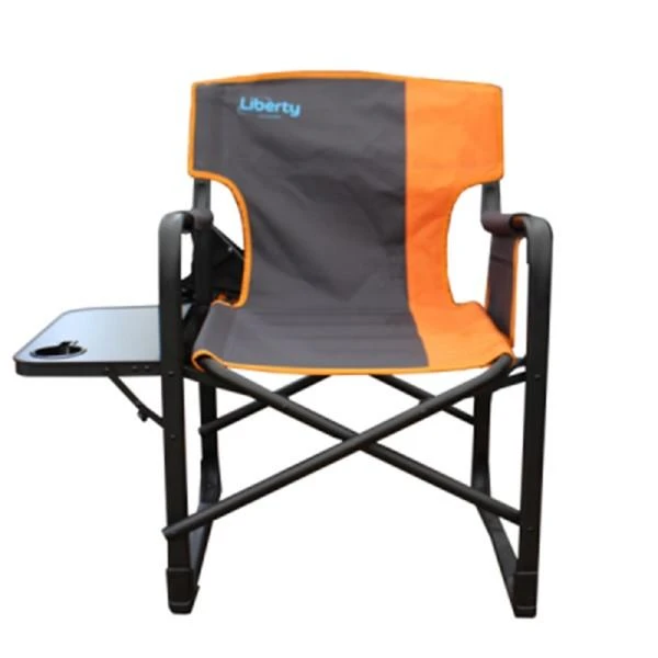 Liberty Camping Director’s Chair Orange Folding Side Table Caravan Motorhome 5 Liberty Camping Director’s Chair Orange Folding Side Table Caravan Motorhome - Image 5