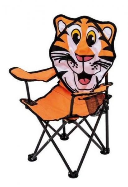 Quest Childrens Tiger Fun Design Folding Camping Chair Festivals Caravan 5203-T 3 Quest Childrens Tiger Fun Design Folding Camping Chair Festivals Caravan 5203-T - Image 3