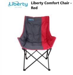 Liberty Leisure Comfort Chair Red Outdoors Caravan Motorhome LLCC-5 -Camping Online 6255