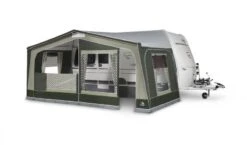 Dorema Monza XL 270 Seasonal Awning Green 25mm Fibreglass Frame -Camping Online 6261