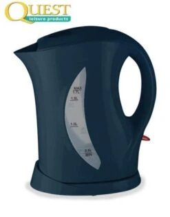 Quest Scotsman Low Wattage Slate Grey Kettle 1.7L Caravan Motorhome K0030SL -Camping Online 6267481