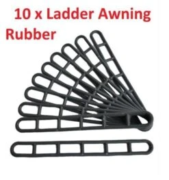 PLS 10 X Rubber Ladder Band Strap Tent Awning 210mm