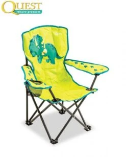 Quest Childrens Fun Dinosaur Folding Chair Camping Festivals Caravan -Camping Online 6381b