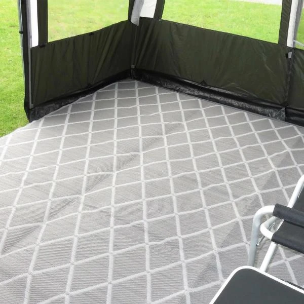 Paradise 2.5m X 7m Caravan Awning Carpet Ground Sheet Padded Grey 5 Paradise 2.5m X 7m Caravan Awning Carpet Ground Sheet Padded Grey - Image 5