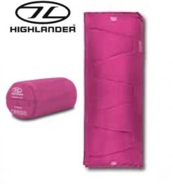 Highlander Sleepline 250 Adult Envelope Sleeping Bag Pink SB034-PK -Camping Online 6495b