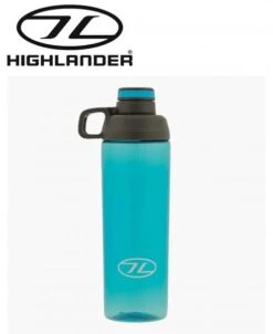 Highlander Hydrator Water Bottle 850ml Sport Outdoor Fitness Gym Leakproof Blue -Camping Online 6511a