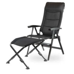 Quest Westfield Avantgarde Noblesse Caravan Camping Chair Black F5001 -Camping Online 655152