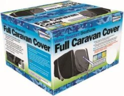 Leisurewize 12 To 14ft Breathable Caravan Cover Charcoal Grey -Camping Online 6614