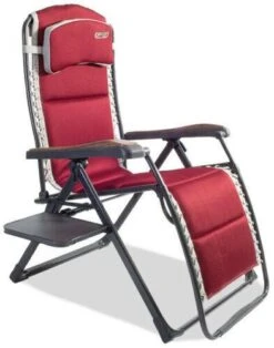 Quest Bordeaux Pro Relax XL Chair With Side Table Caravan Camping Garden F1343 -Camping Online 6923