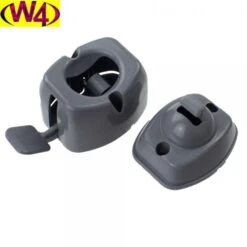W4 Lever Release Door Retainer Grey Caravan Motorhome 00006