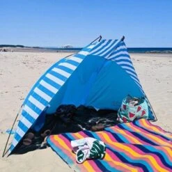 Highlander Harris Beach Shelter UV50 + Sun Protection Blue TEN152 11 Highlander Harris Beach Shelter UV50 + Sun Protection Blue TEN152 -Camping Online 7145