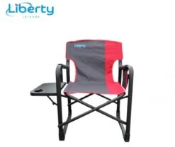 Liberty Director’s Chair Red With Folding Side Table Caravan Motorhome LLDC-5 9 Liberty Director’s Chair Red With Folding Side Table Caravan Motorhome LLDC-5 -Camping Online 7337014