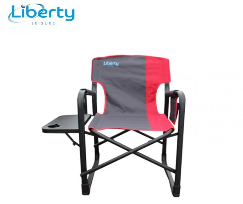 Liberty Director’s Chair Red With Folding Side Table Caravan Motorhome LLDC-5 5 Liberty Director’s Chair Red With Folding Side Table Caravan Motorhome LLDC-5 - Image 5