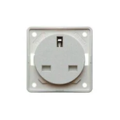 W4 Berker 13 Amp Socket – White