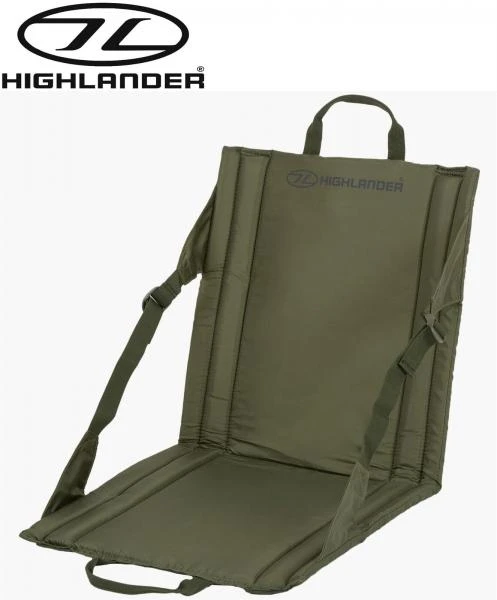 Highlander Folding Outdoor Seat Lightweight Compact Portable Camping Olive SM026-OG 2 Highlander Folding Outdoor Seat Lightweight Compact Portable Camping Olive SM026-OG - Image 2