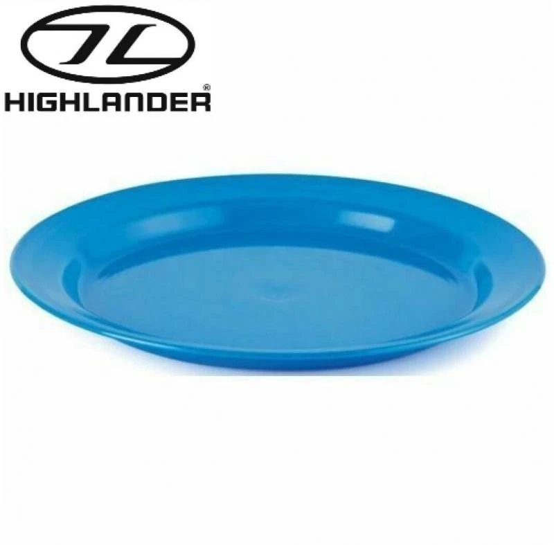 Highlander Plastic Unbreakable Poly Mug Plate Bowl And KFS Cutlery Set Blue 4 Highlander Plastic Unbreakable Poly Mug Plate Bowl And KFS Cutlery Set Blue - Image 4