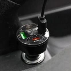 Streetwize Fast Charging Car Adaptor USB 4 Ports 12V Type C USB Type A Charger SWUSB21 -Camping Online 7607