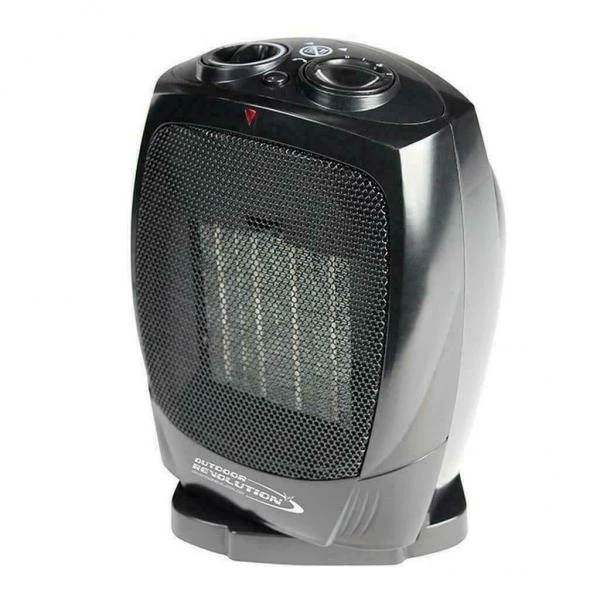 Outdoor Revolution Portable PTC Oscillating Ceramic Heater 750W/1500W Camping 1 Outdoor Revolution Portable PTC Oscillating Ceramic Heater 750W/1500W Camping