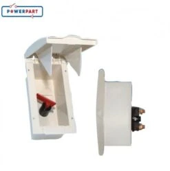 Caravan White TND External Motormover Battery Isolator Switch Box PO142 -Camping Online 7695442