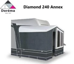 Dorema Diamond 240 Annex De Luxe To Fit Diamond 240 Caravan Awning -Camping Online 772953