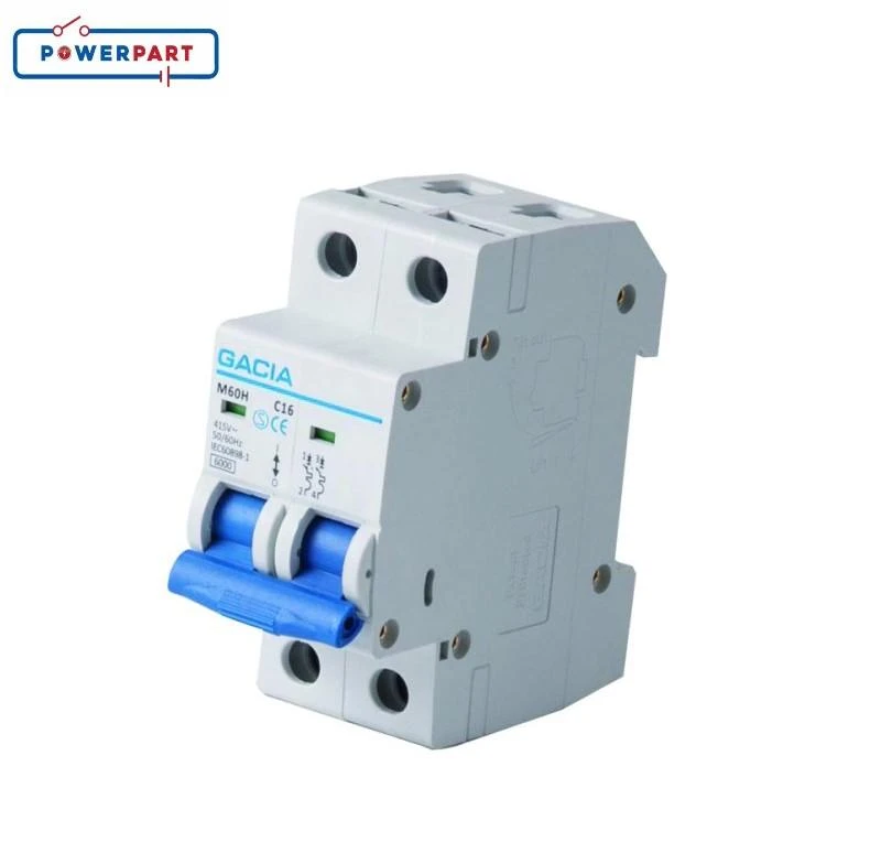 GACIA 6 Amp Double Pole MCB Caravan Motorhome Electrics L205GA 2 GACIA 6 Amp Double Pole MCB Caravan Motorhome Electrics L205GA - Image 2