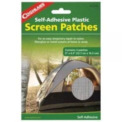 Coghlans Coghlan’s Self Adhesive Plastic Screen Patches Tent & Awning Fly Screen Repairs