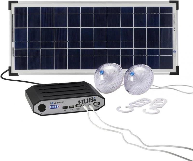HUBi 10K Solar Panel And 2 USB Rechargeable Lumi Lights Motorhome Caravan Boat 4 HUBi 10K Solar Panel And 2 USB Rechargeable Lumi Lights Motorhome Caravan Boat - Image 4