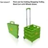 Sun Leisure Pack And Go Folding Shopping Trolley Boot Cart With Wheels