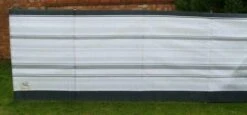 Grey Stripe Caravan Tent Beach Wind Break Windbreak 5 Pole Blue Diamond WB525 -Camping Online 8054012