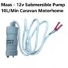 Maas – 12v Submersible Water Pump 10L/Min Caravan Motorhome HY2510