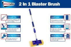 Streetwize Extendable Blaster Brush Broom Set 2 In 1 Cleaning Brush 1.4 Metre SWCWB5 -Camping Online 81T HxVYg9L. AC SL1500