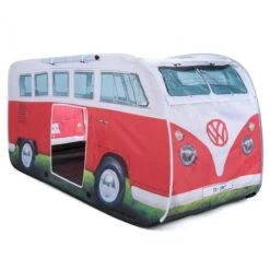 Official VW Campervan T1 T2 Kids Volkswagon Pop Up Play Tent – Red