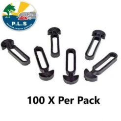 100 X Anchor Rubber Tent Awning Bands Caravan VW Camper Camping Flysheet 6017675