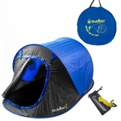 Summit Hydrahalt 2 Person Pop Up Tent Camping Outdoor Sleeping Gear – Ocean Blue