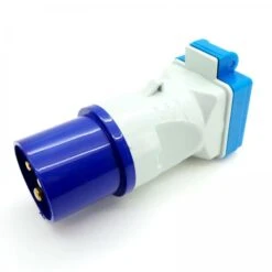 Mains Hook Up Short UK Conversion Adaptor 240v Caravan Site Electric PO107S -Camping Online 850s l16002