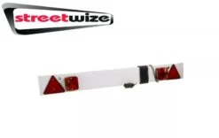 Streetwize Trailer Lighting Board 4ft With 5m Cable Reflective Triangle SWTT20 -Camping Online 8531