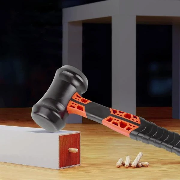 Heavy Duty Mega Mallett Non Slip Grooved Handle Peg Tent Hammer With Peg Remover 5 Heavy Duty Mega Mallett Non Slip Grooved Handle Peg Tent Hammer With Peg Remover - Image 5