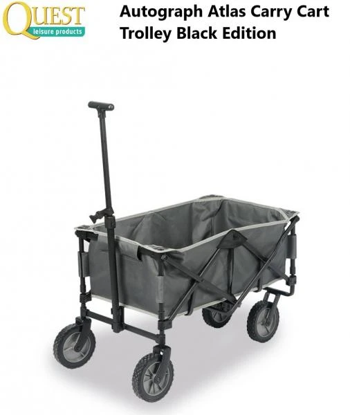 Quest Autograph Atlas Carry Cart Trolley Camping Festivals Black F2063-BL 9 Quest Autograph Atlas Carry Cart Trolley Camping Festivals Black F2063-BL - Image 9