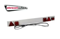 Streetwize 4ft 6″ Trailer Board W 6m Cable Towing Rear Lights Indicators SWTT21